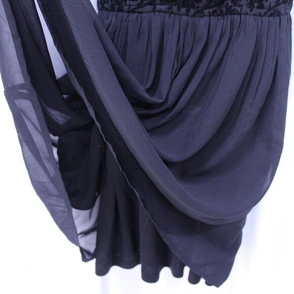 Chic Black Strappy Mini Dress - Picture 11 of 11